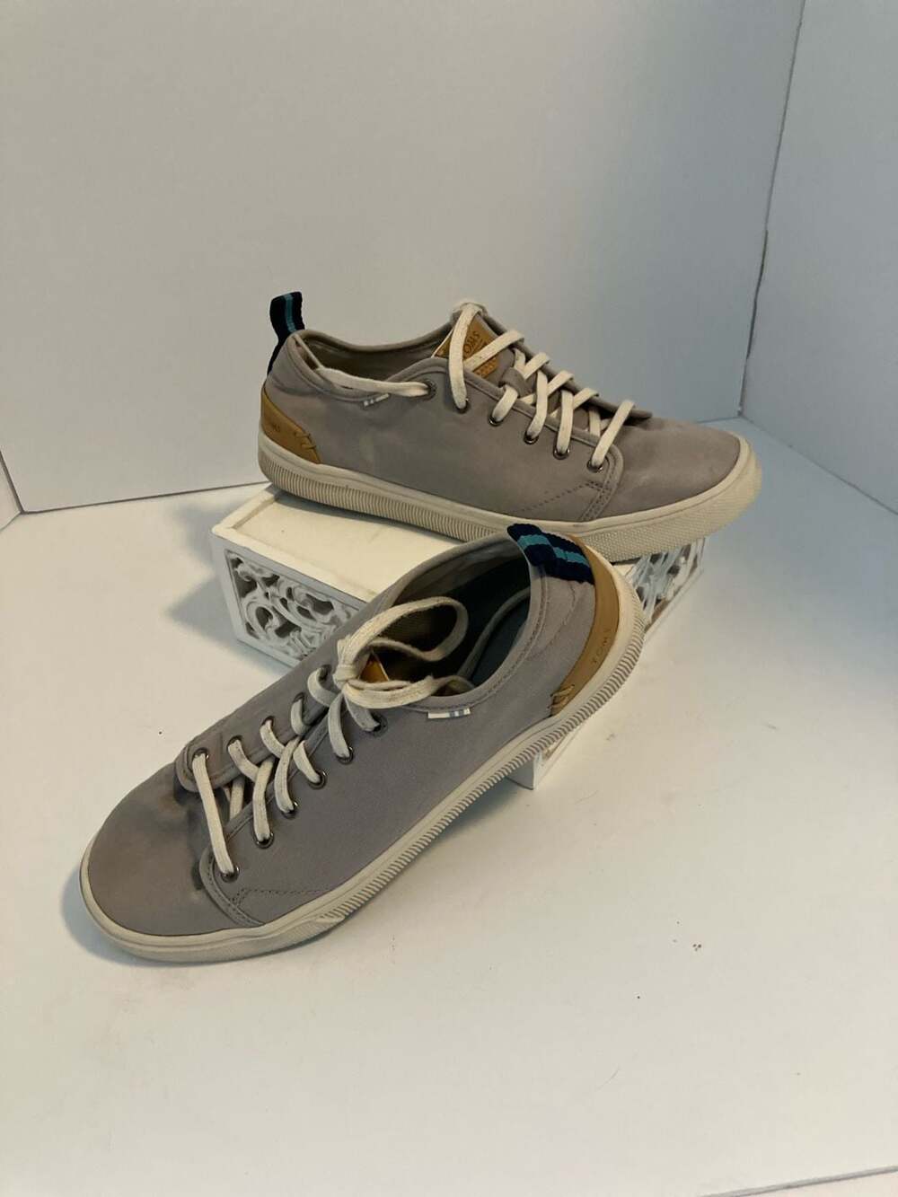 Toms del Rey sneakers in steel grey 8.5 (39)